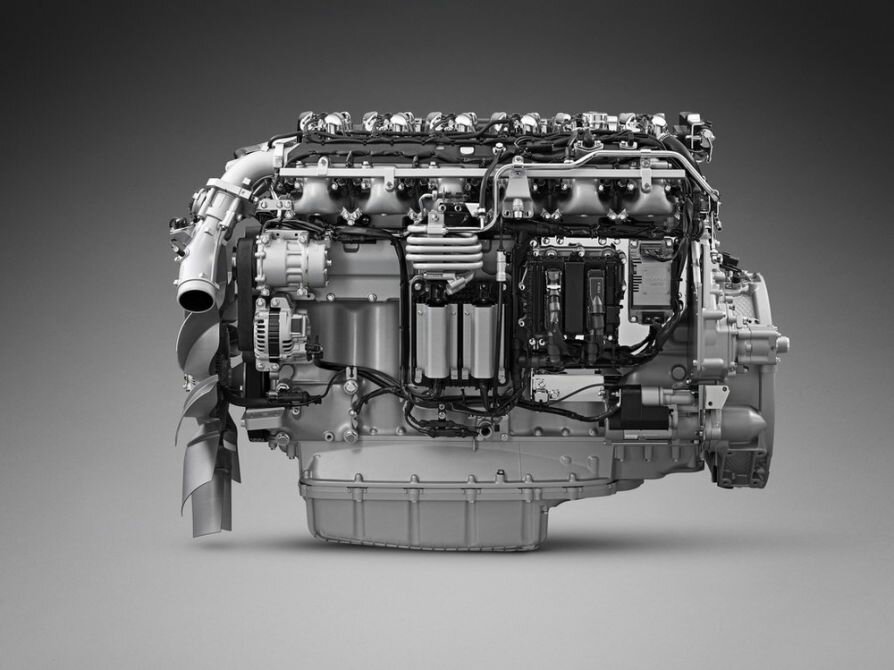 Новый газовый двигатель Scania OC13 